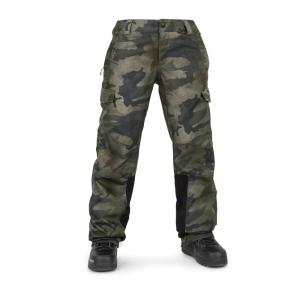 Volcom womens Wildling Snowboard Ski Pant(Cloudwash Camo S4)