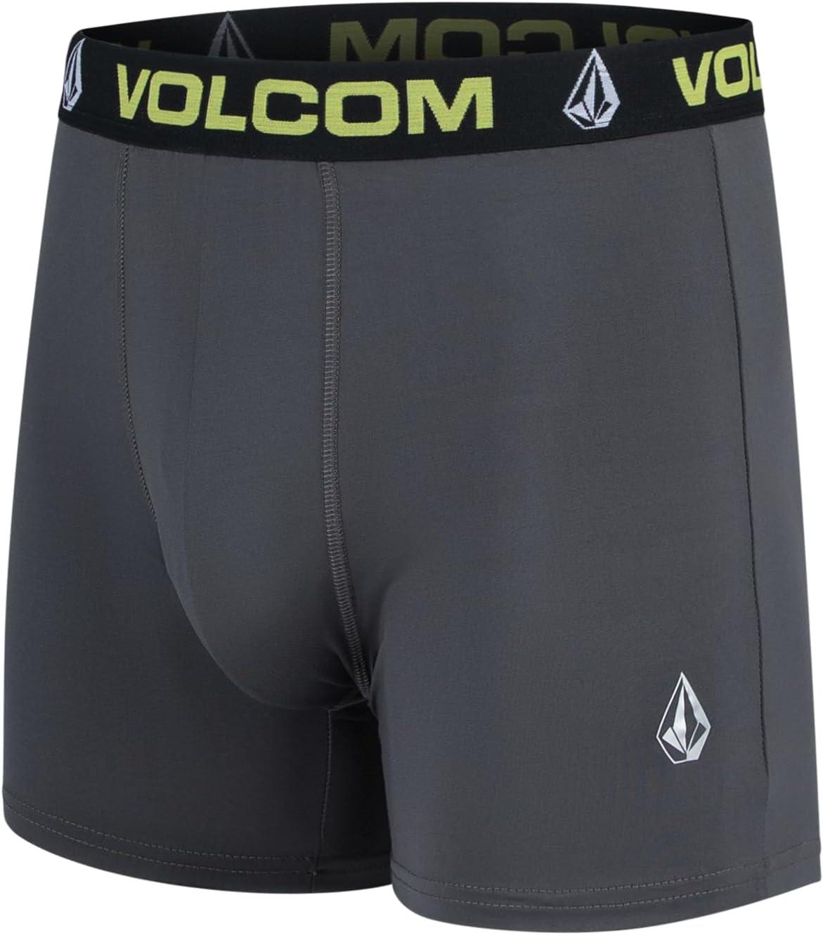image:imageVolcom Mens Boxer Briefs 5 Pack Poly Spandex Performance Boxer Briefs UnderwearBlueBlackBlueNavyGrey