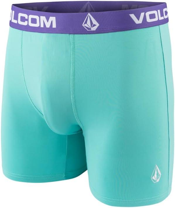 image:imageVolcom Mens Boxer Briefs 5 Pack Poly Spandex Performance Boxer Briefs UnderwearPurpleBlackGreyNavyLight Blue