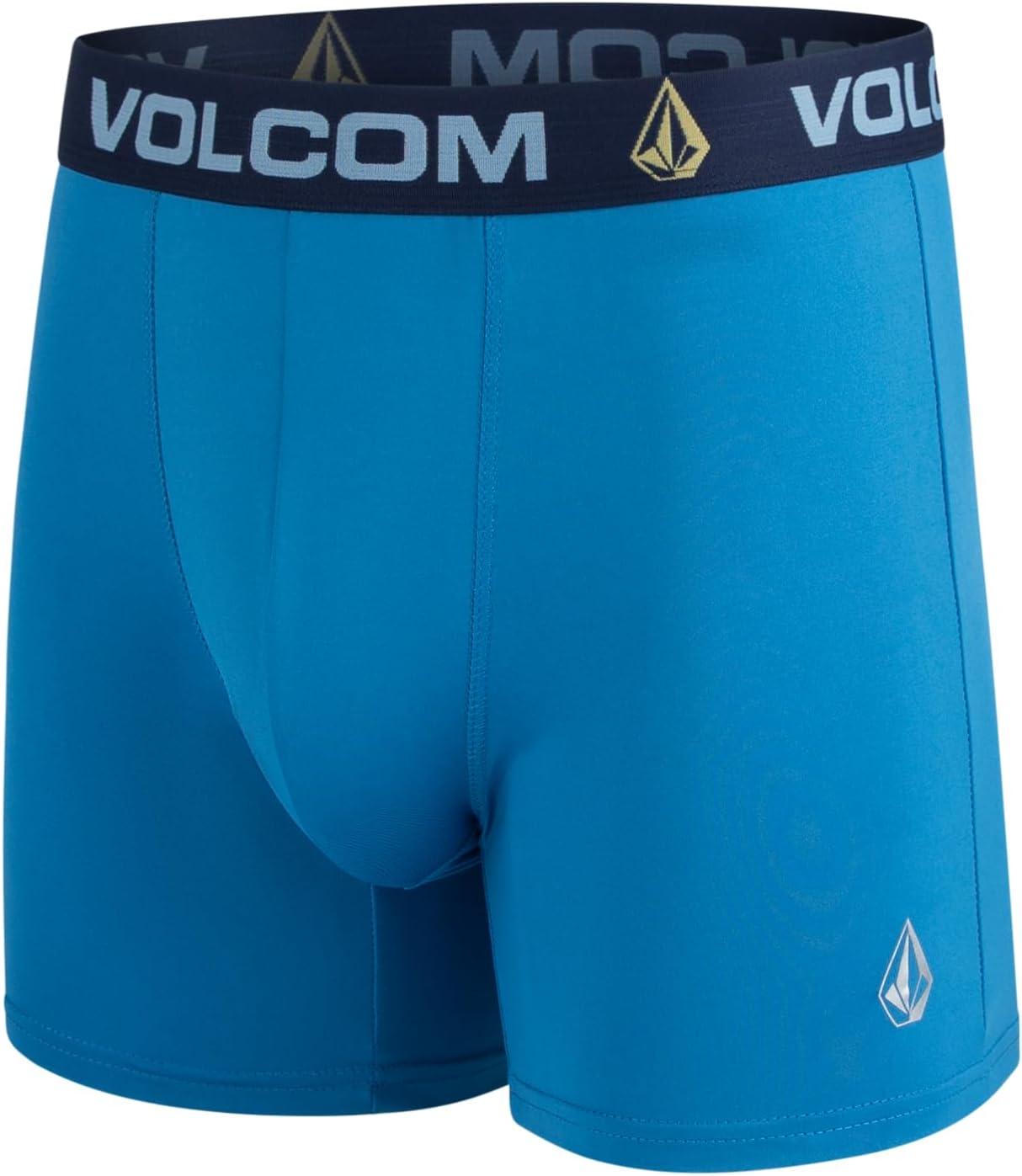 image:imageVolcom Mens Boxer Briefs 5 Pack Poly Spandex Performance Boxer Briefs UnderwearPurpleBlackNavyBlackBlue