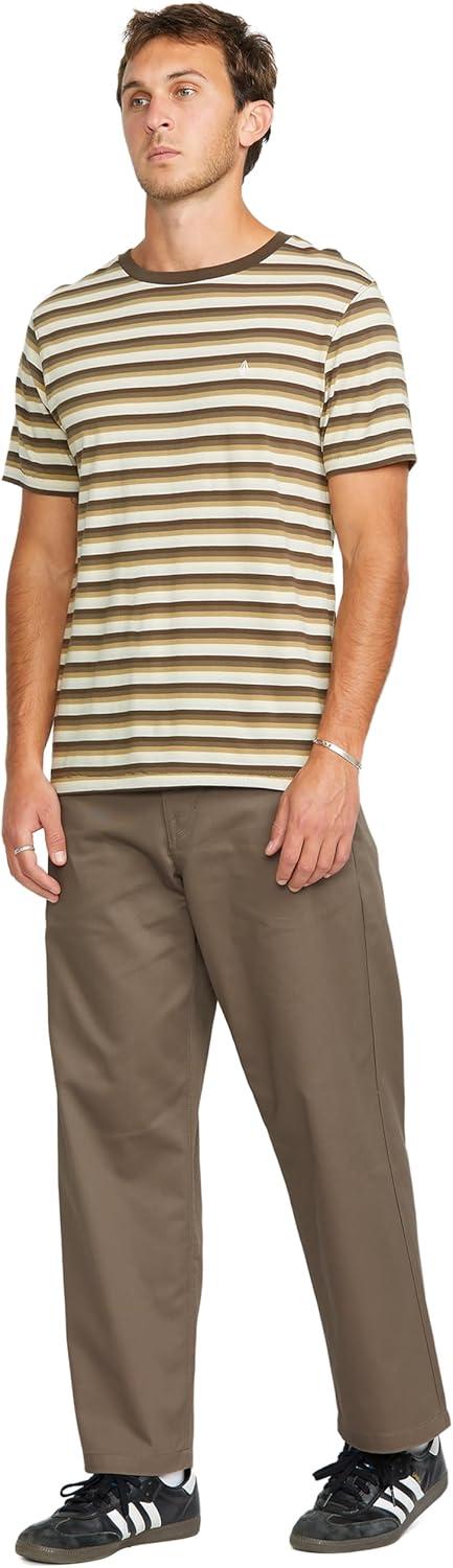 image:imageVolcom Mens Frickin Skate Loose Baggy Fit Chino Pants Relaxed Tapered 17 Leg Opening 30 InseamTeak