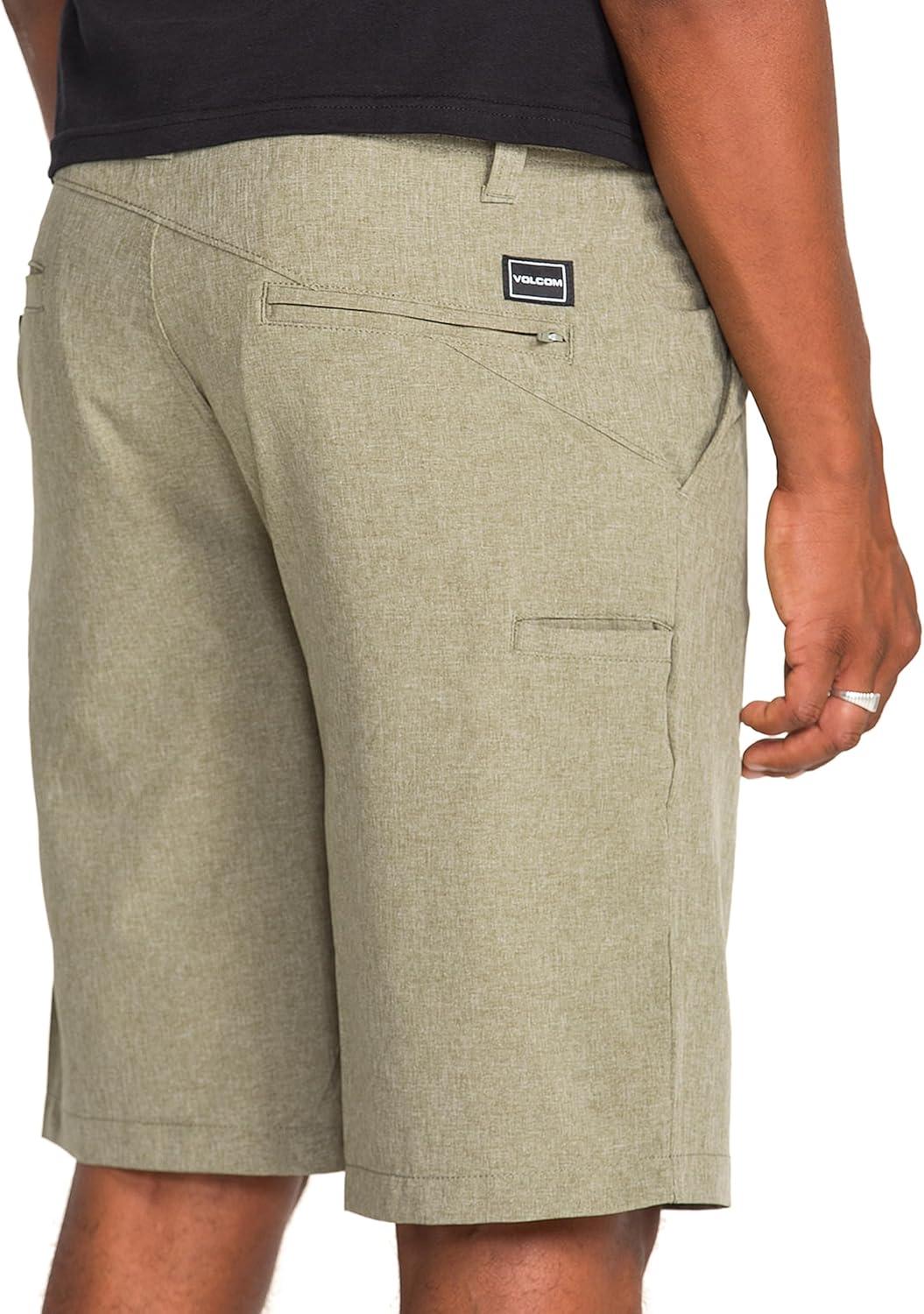 image:imageVolcom Mens Kerosene 21 Hybrid Chino ShortsWintermoss