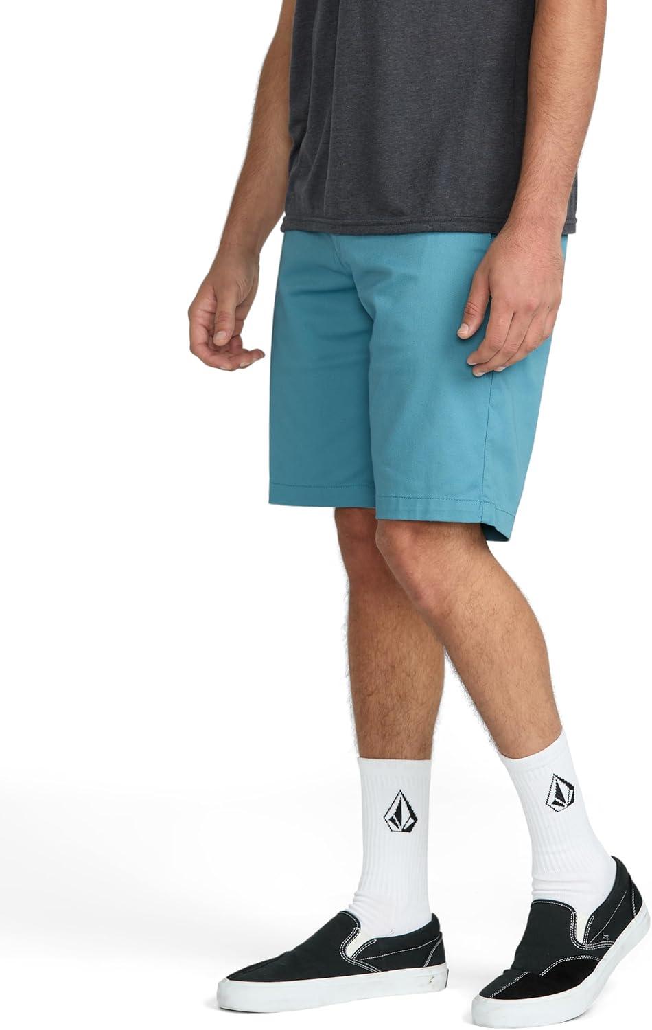image:imageVolcom Mens Modern Fit 21 Chino ShortUsed Blue