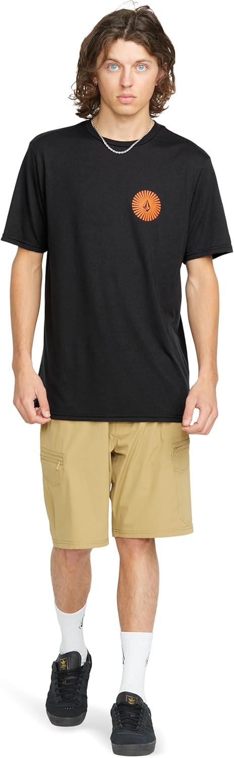 image:imageVolcom Mens Stone Tech Short Sleeve Quick Drying TeeBlack Get Out