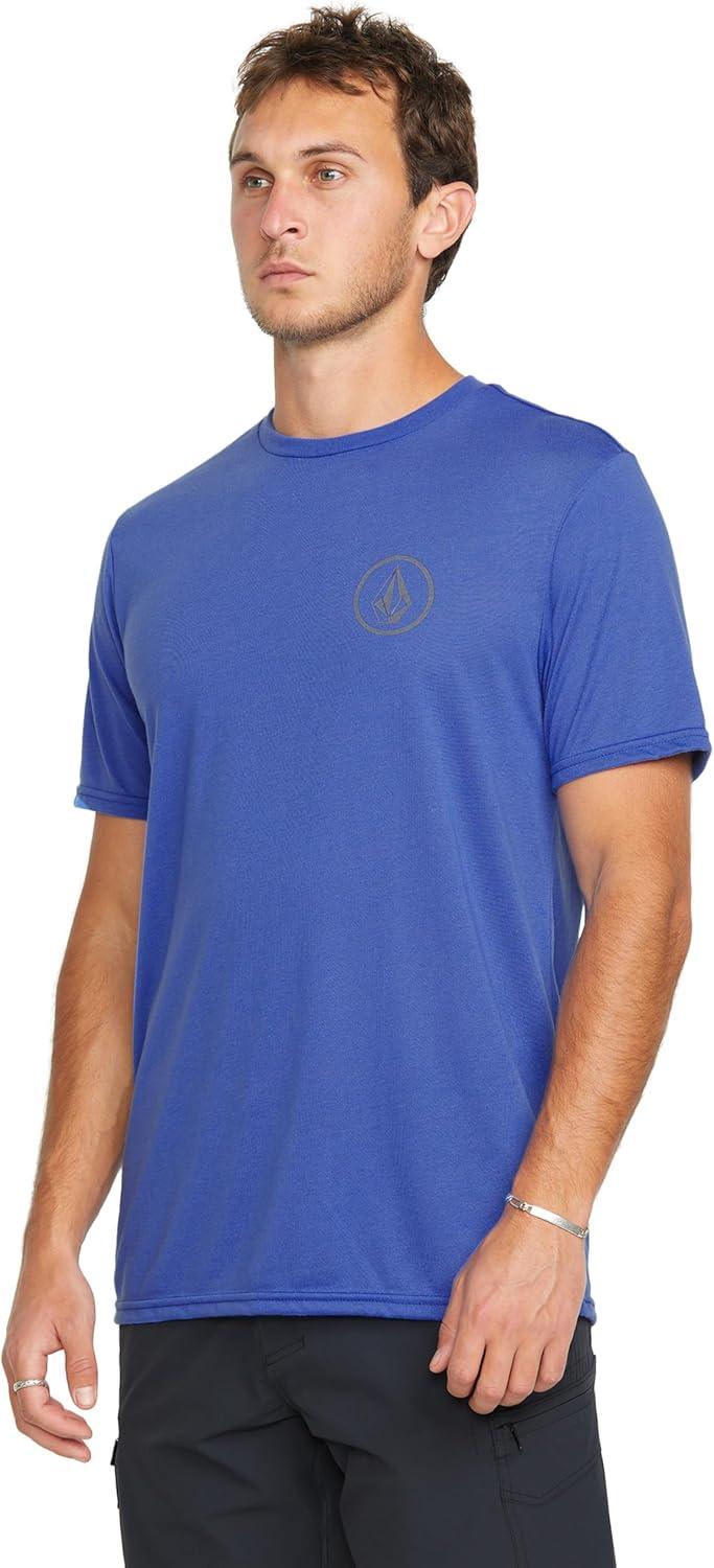 image:imageVolcom Mens Stone Tech Short Sleeve Quick Drying TeeUltramarine Circle