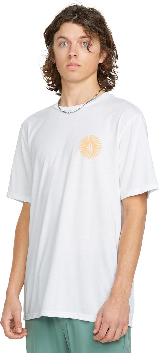 image:imageVolcom Mens Stone Tech Short Sleeve Quick Drying TeeWhite Get Out