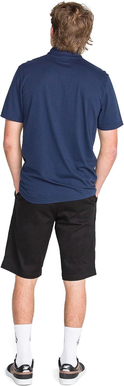 image:imageVolcom Mens Vmonty Chino Shorts 22 Outseam Relaxed Fit Durable Cotton FabricBlack