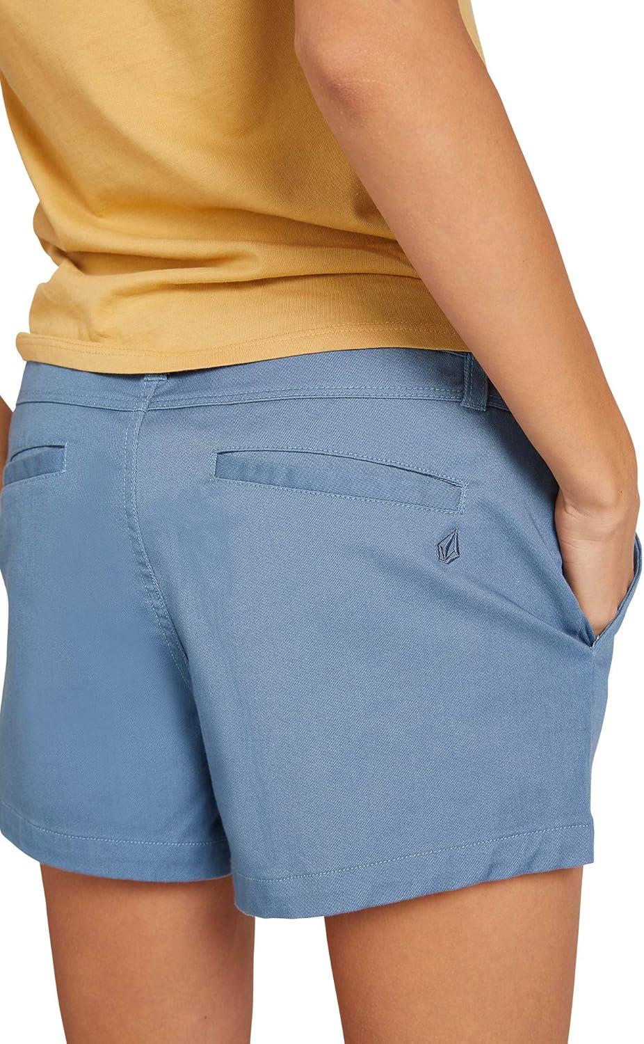 image:imageVolcom Womens Frochickie 3 Chino Short Regular amp Plus SizeLaguna Blue