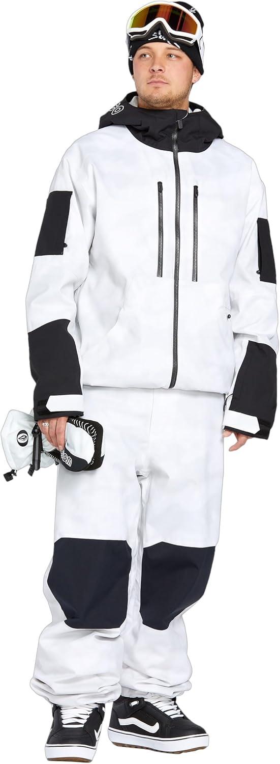 image:imageVolcom mens Snow Billow Baggy Fit Snowboard Ski PantWhite Camo