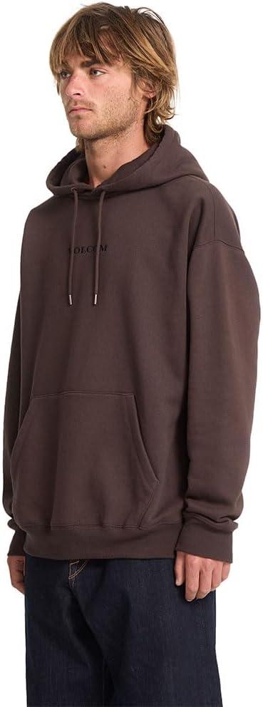 image:imageVolcom mens Stone Pullover Fleece Hooded Sweatshirt Soft Brushed Interior Classic FitCacao