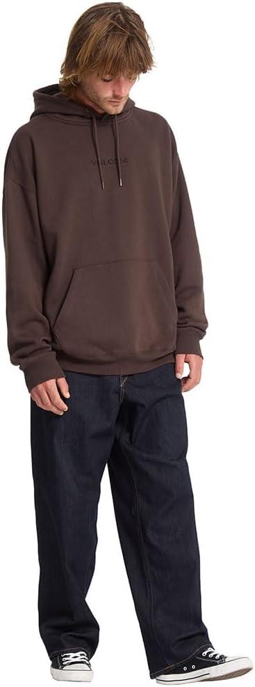 image:imageVolcom mens Stone Pullover Fleece Hooded Sweatshirt Soft Brushed Interior Classic FitCacao
