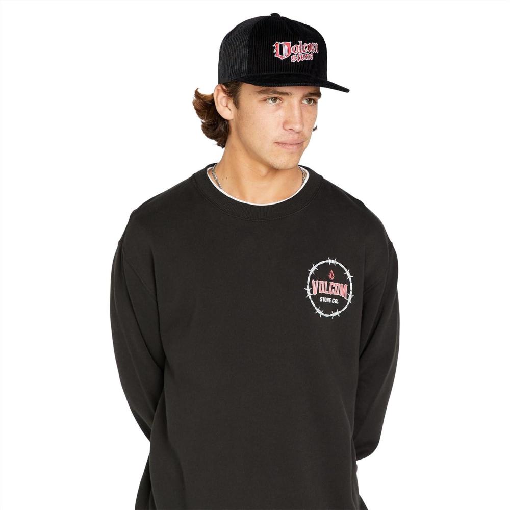 image:imageVolcom Mens Cheese Mesh Trucker HatBlack Ice