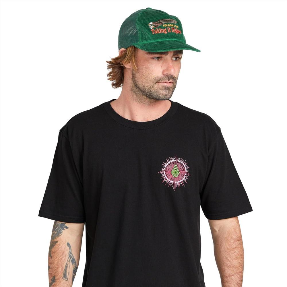 image:imageVolcom Mens Cheese Mesh Trucker HatFir Green Higher