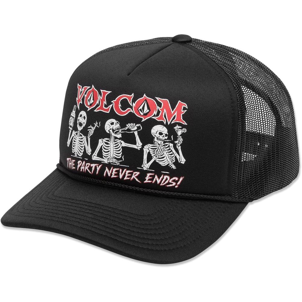 image:imageVolcom Mens Cheese Mesh Trucker HatFroth Black