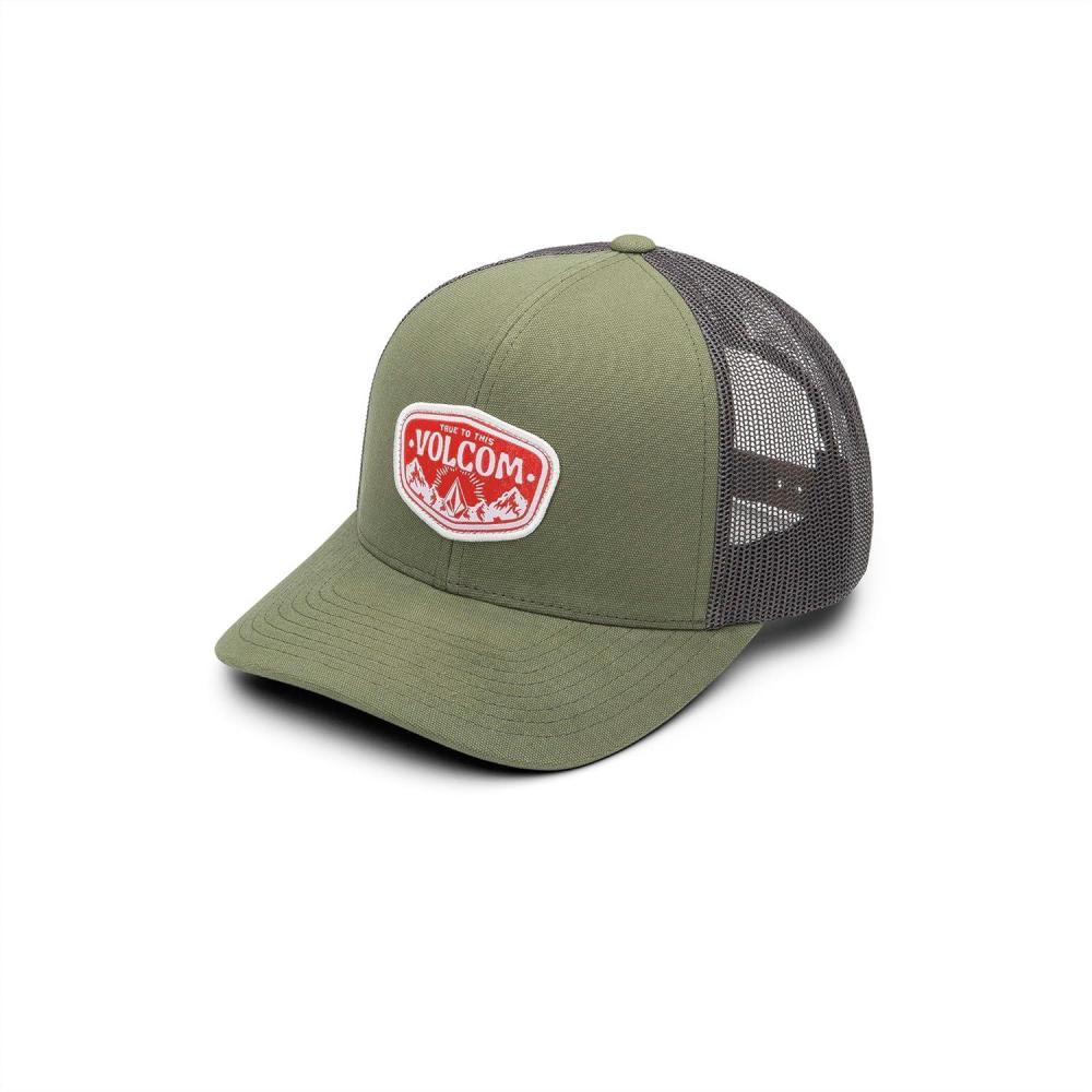 image:imageVolcom Mens Cheese Mesh Trucker HatVintage Green