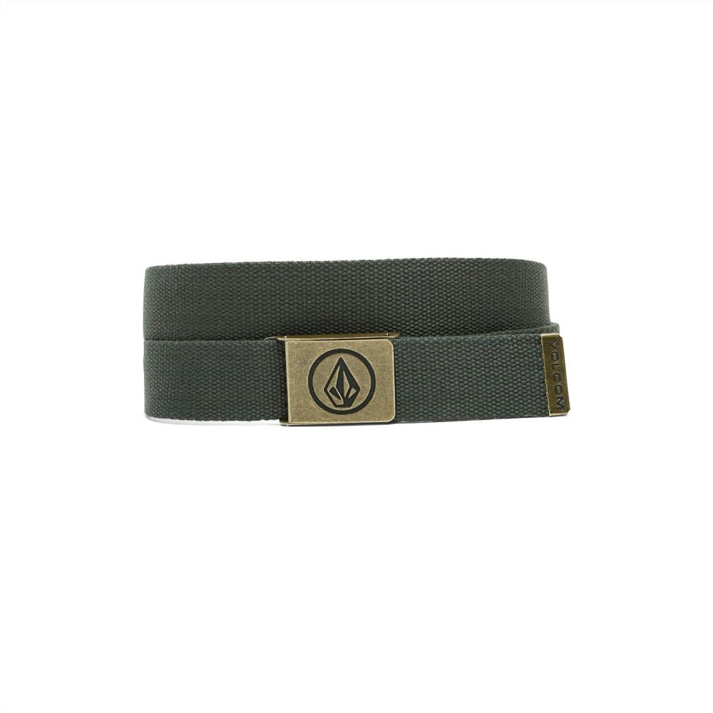 image:imageVolcom Mens Circle Web BeltSquadron Green