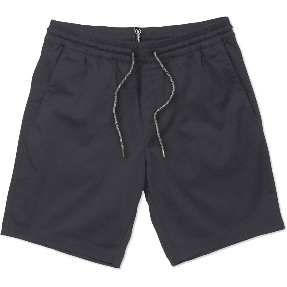 image:imageVolcom Mens Frickin Elastic Waist 19 Chino ShortCharcoal 1