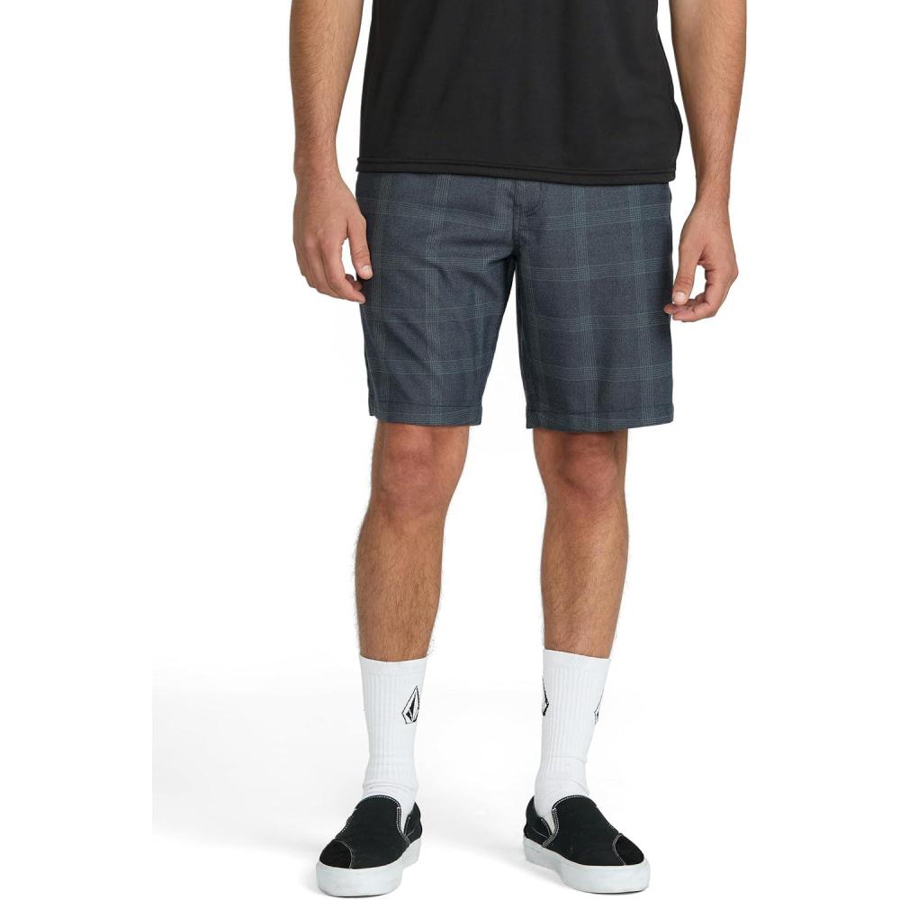 image:imageVolcom Mens Frickin Elastic Waist 19 Chino ShortDark Slate