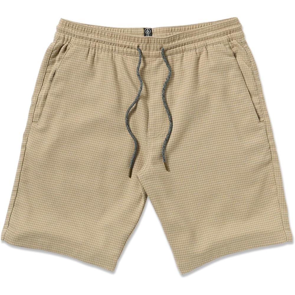 image:imageVolcom Mens Frickin Elastic Waist 19 Chino ShortLight Khaki