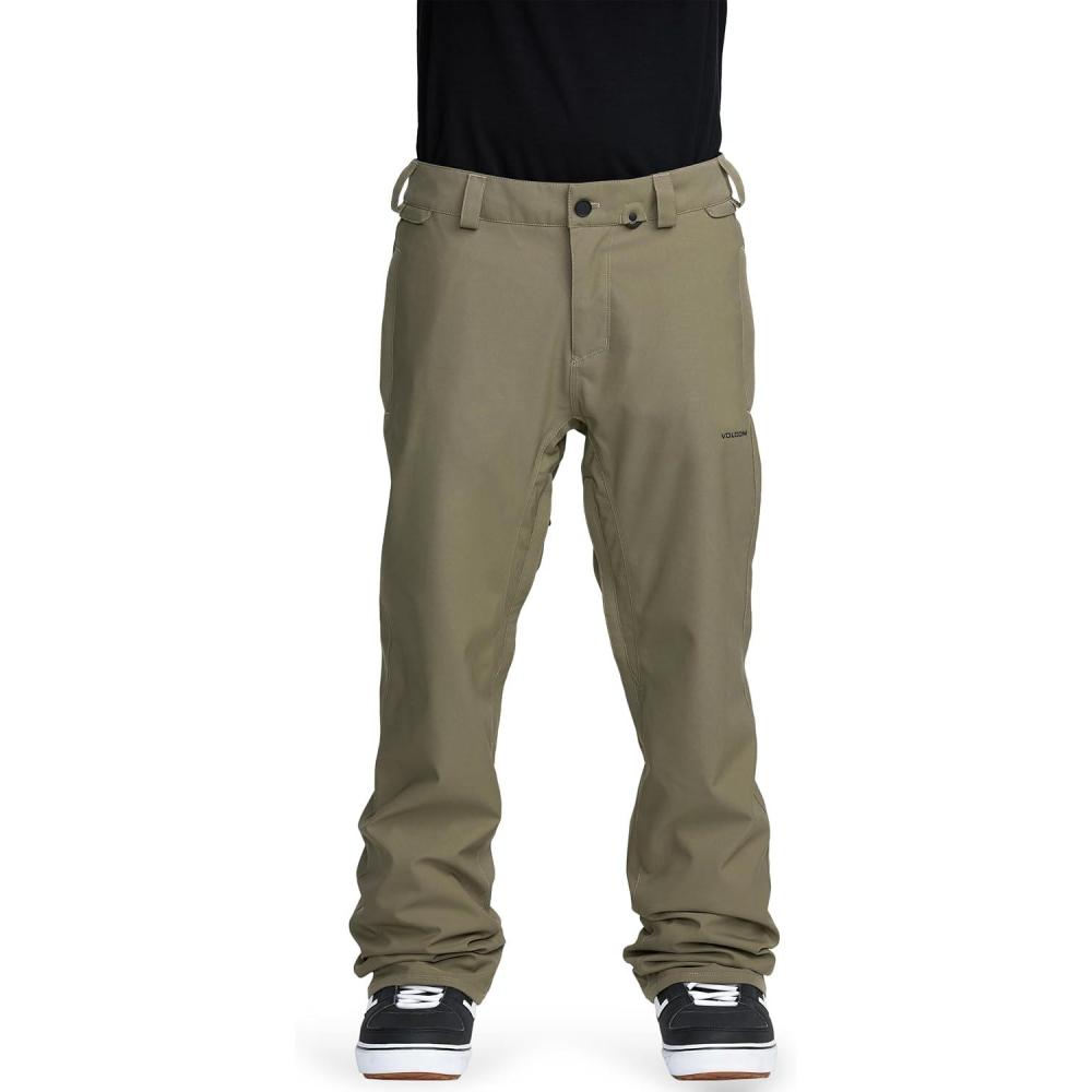 image:imageVolcom Mens Frickin Relaxed Fit Chino Snowboard Ski PantMilitary
