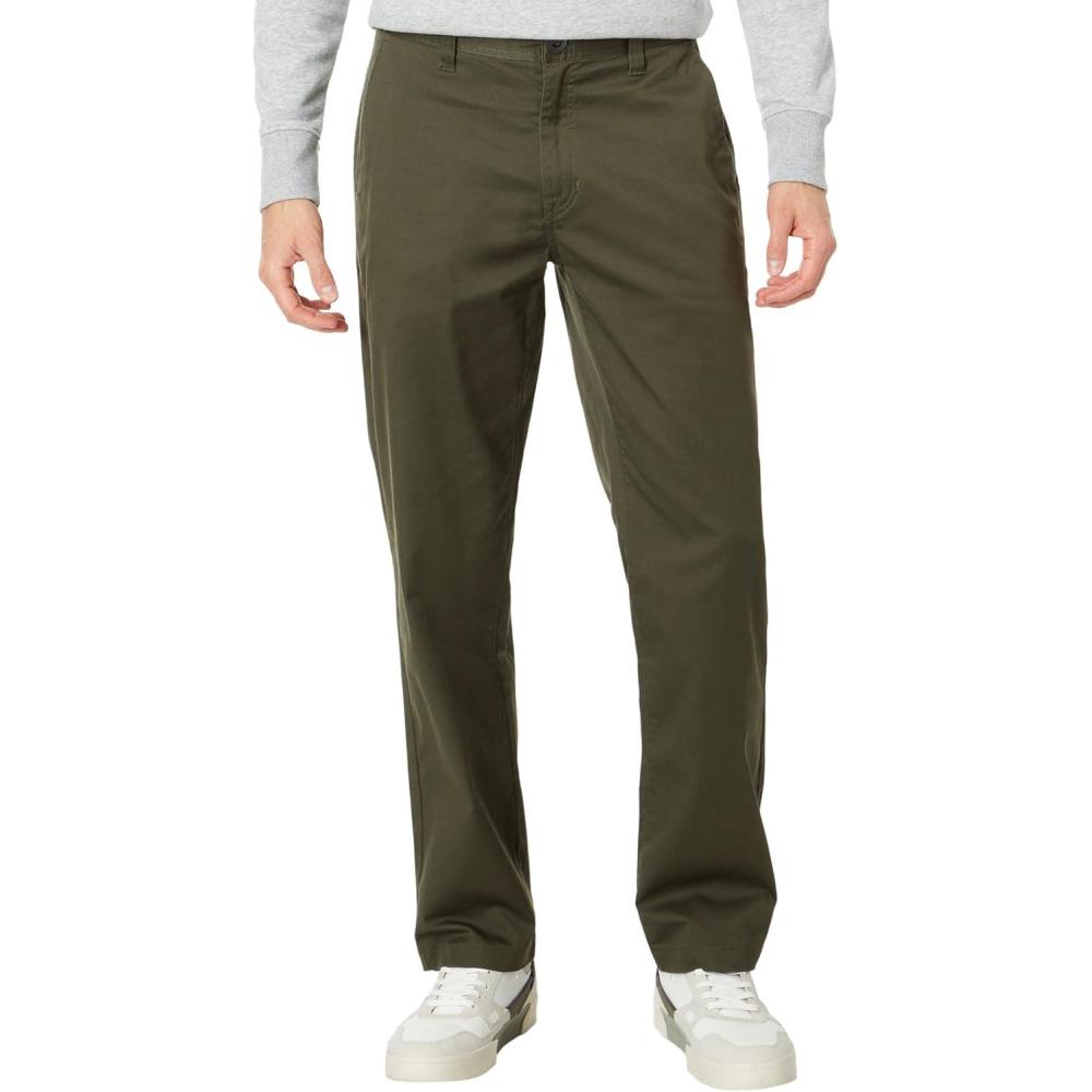 image:imageVolcom Mens Frickin Skate Loose Baggy Fit Chino Pants  Relaxed Tapered 17 Leg Opening 30 InseamSquadron Green