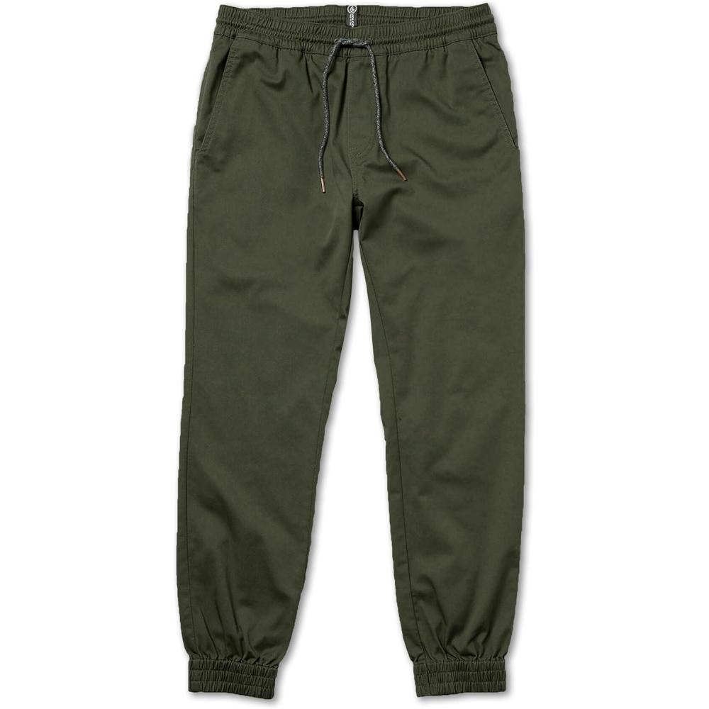 image:imageVolcom Mens Frickin Slim Jogger PantDark Green