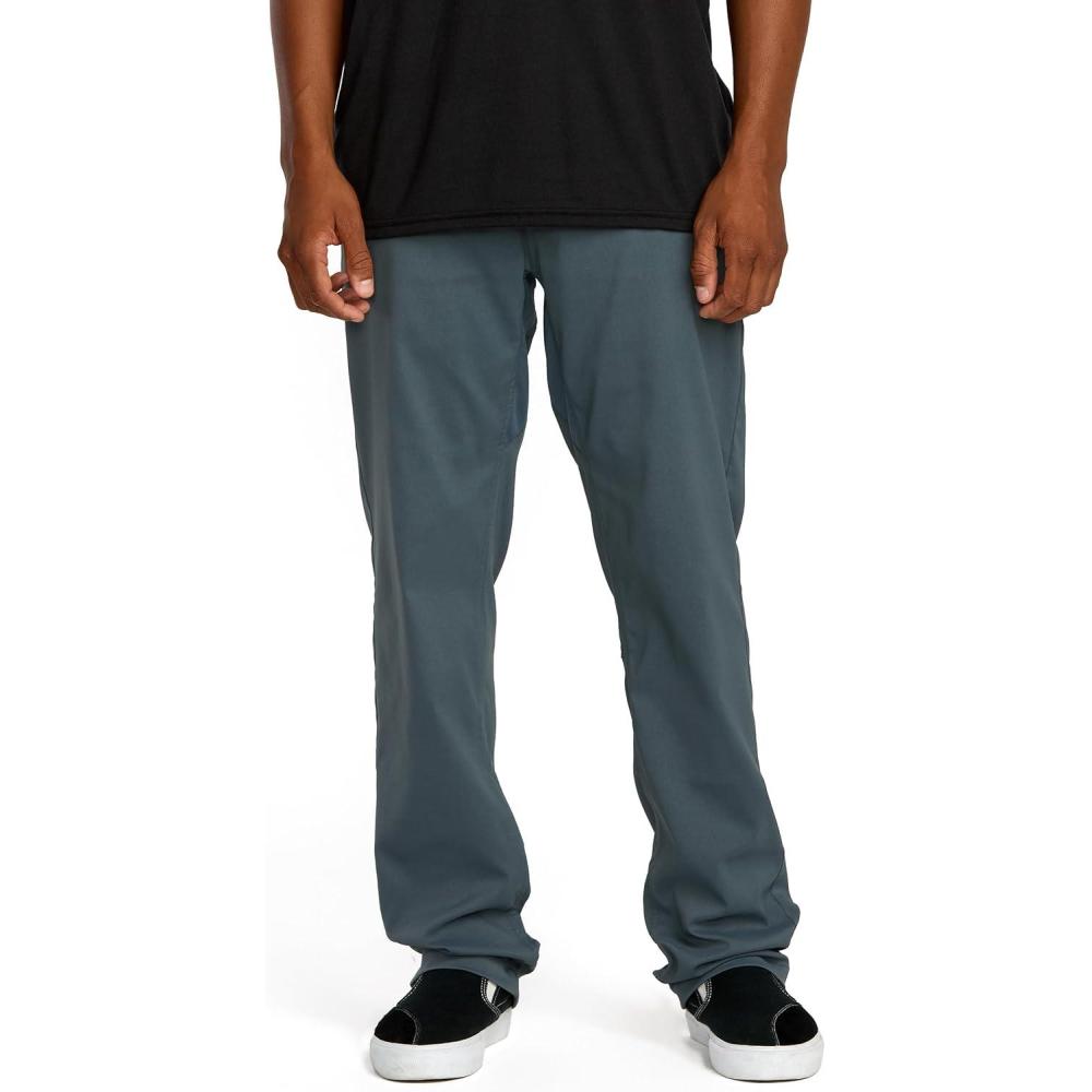 image:imageVolcom Mens Frickin Tech Chino Pants Modern Fit QuickDry MoistureWicking Zip Fly with Button ClosureSlate