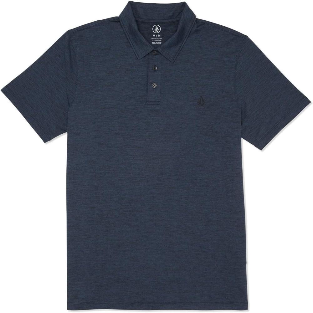 image:imageVolcom Mens Hazard Performance Short Sleeve Lightweight Golf PoloNavy