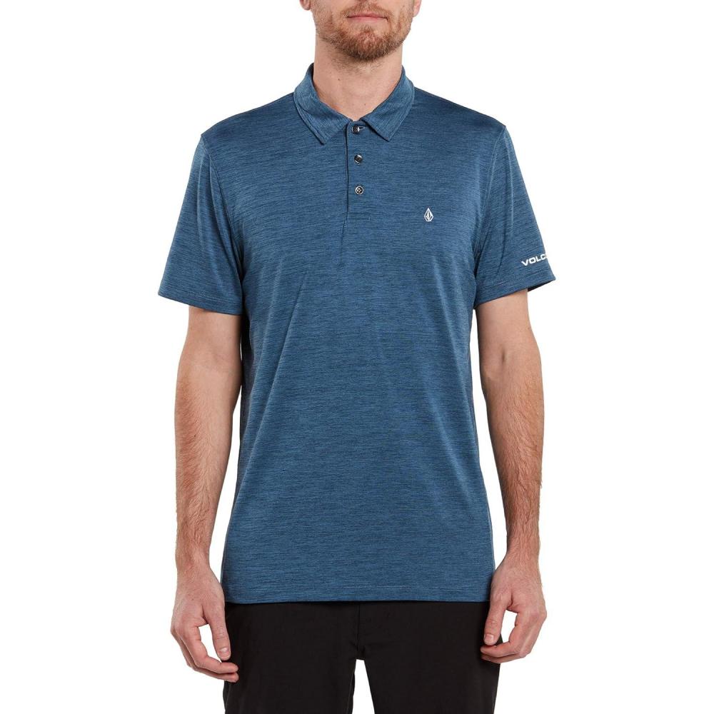 image:imageVolcom Mens Hazard Performance Short Sleeve Lightweight Golf PoloRinse