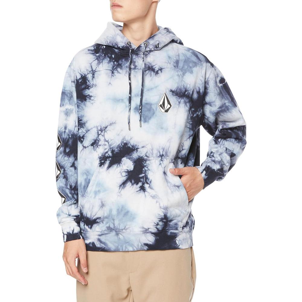 image:imageVolcom Mens Iconic Stones Hooded Fleece Pullover SweatshirtMulti