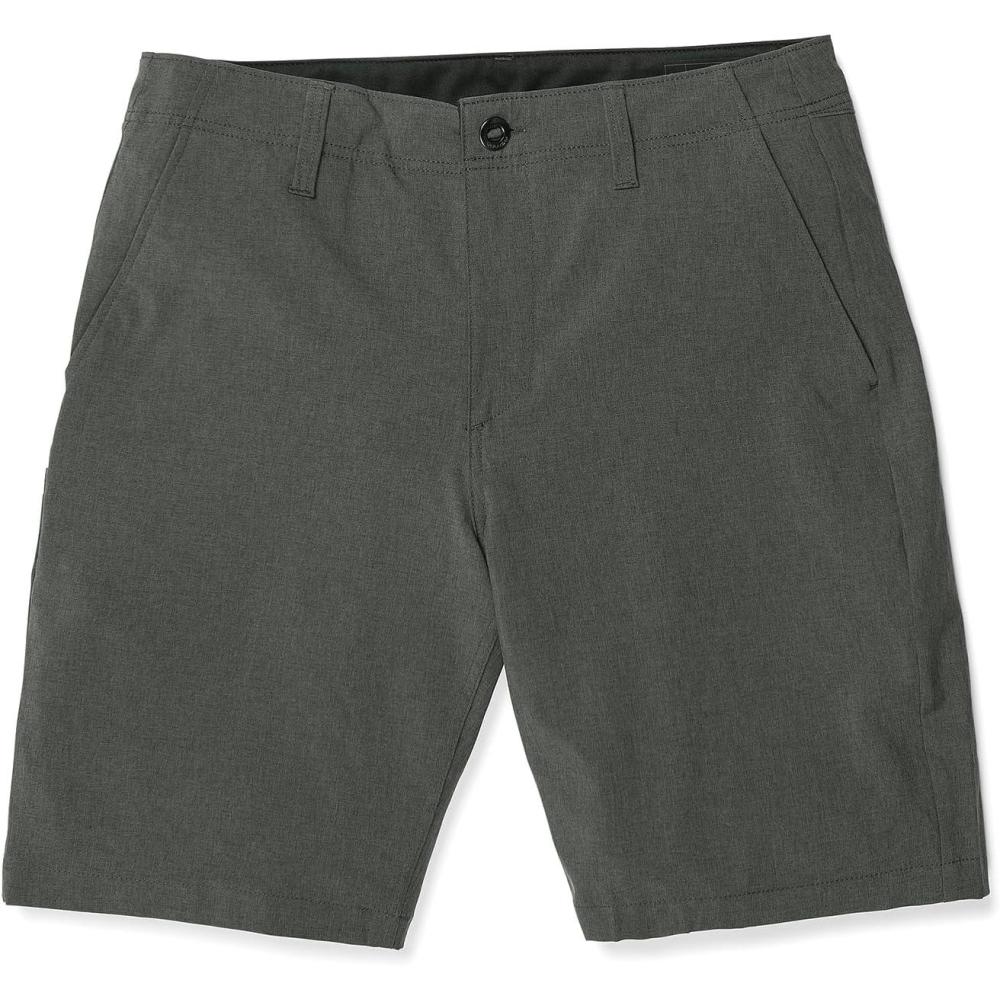 image:imageVolcom Mens Kerosene 21 Hybrid Chino ShortsCharcoal Heather