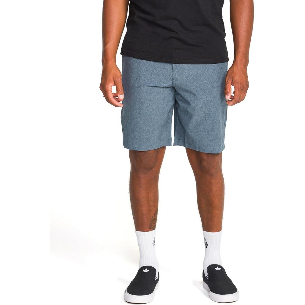 image:imageVolcom Mens Kerosene 21 Hybrid Chino ShortsDark Slate