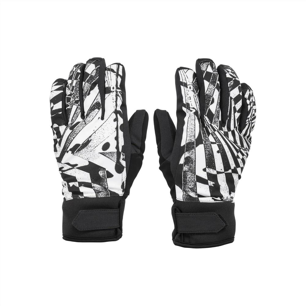 image:imageVolcom Mens Nyle Insulated Pipe and Park Winter Snowboard SKi GlovesBlack White S4