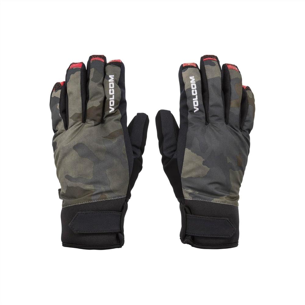 image:imageVolcom Mens Nyle Insulated Pipe and Park Winter Snowboard SKi GlovesCloudwash Camo S4