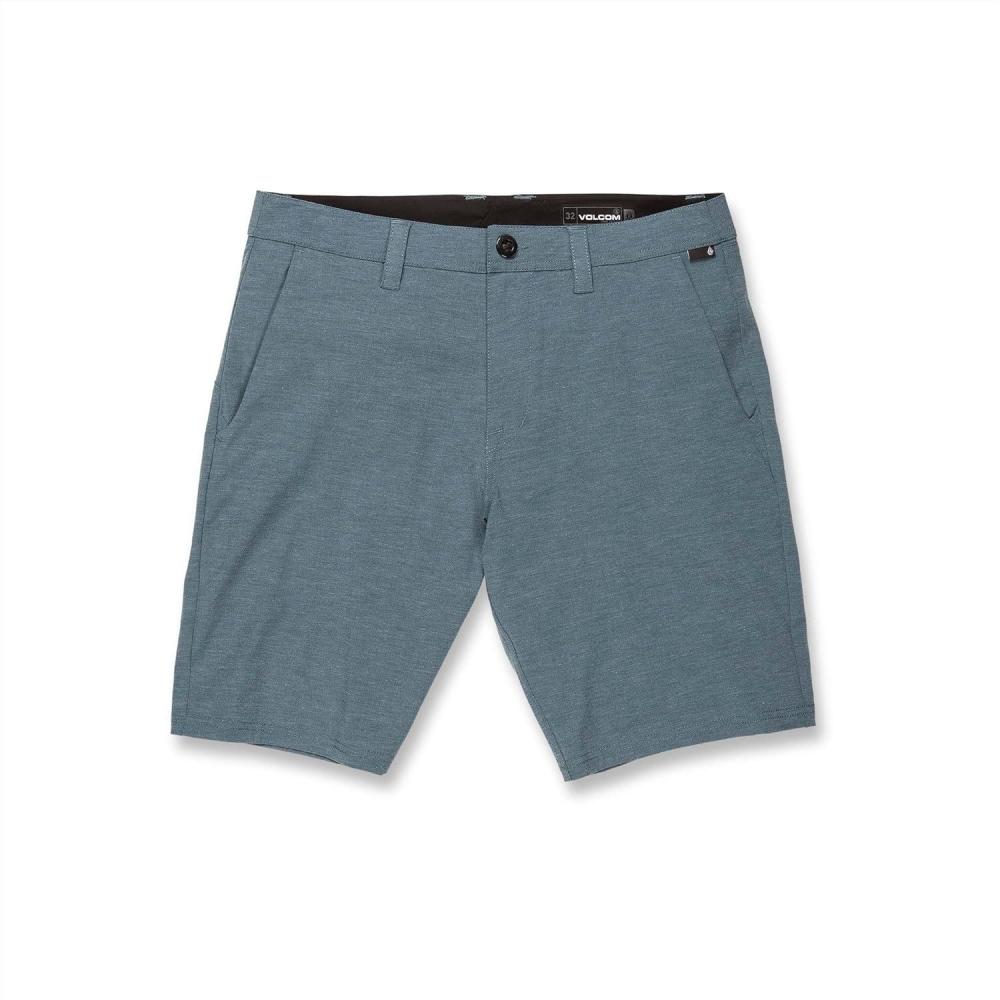 image:imageVolcom Mens Regular Frickin Cross Shred 20 Hybrid Water Repellent ShortCruzer Blue Static