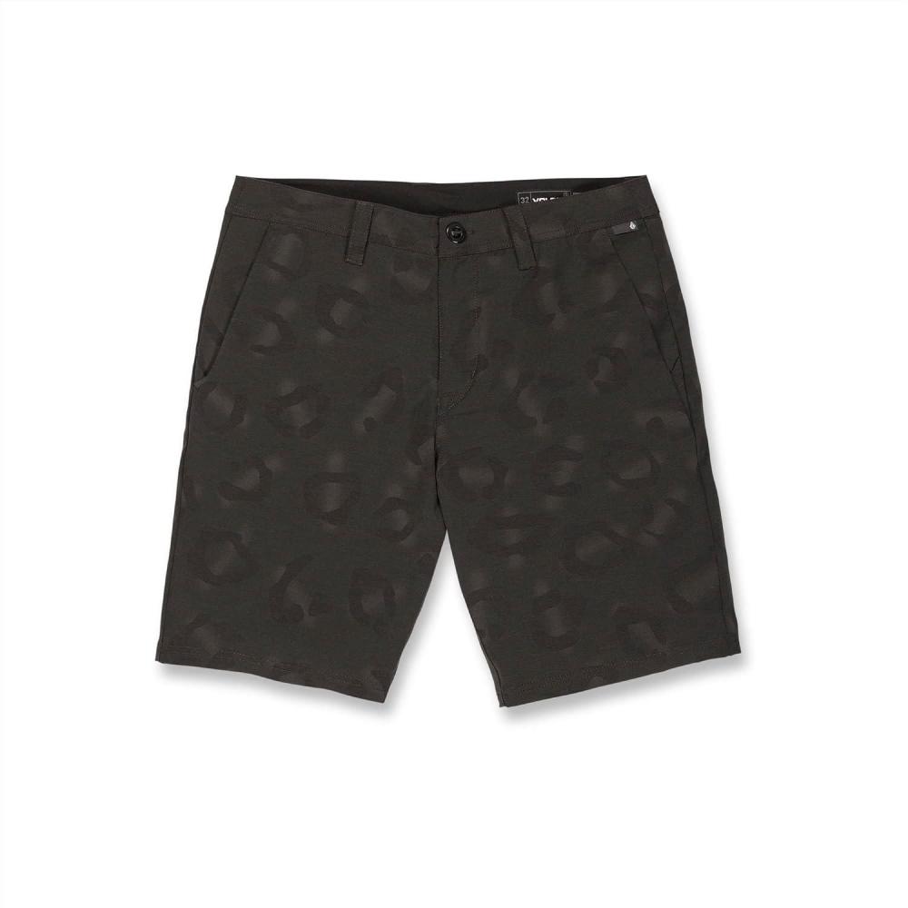 image:imageVolcom Mens Regular Frickin Cross Shred 20 Hybrid Water Repellent ShortRinsed Black