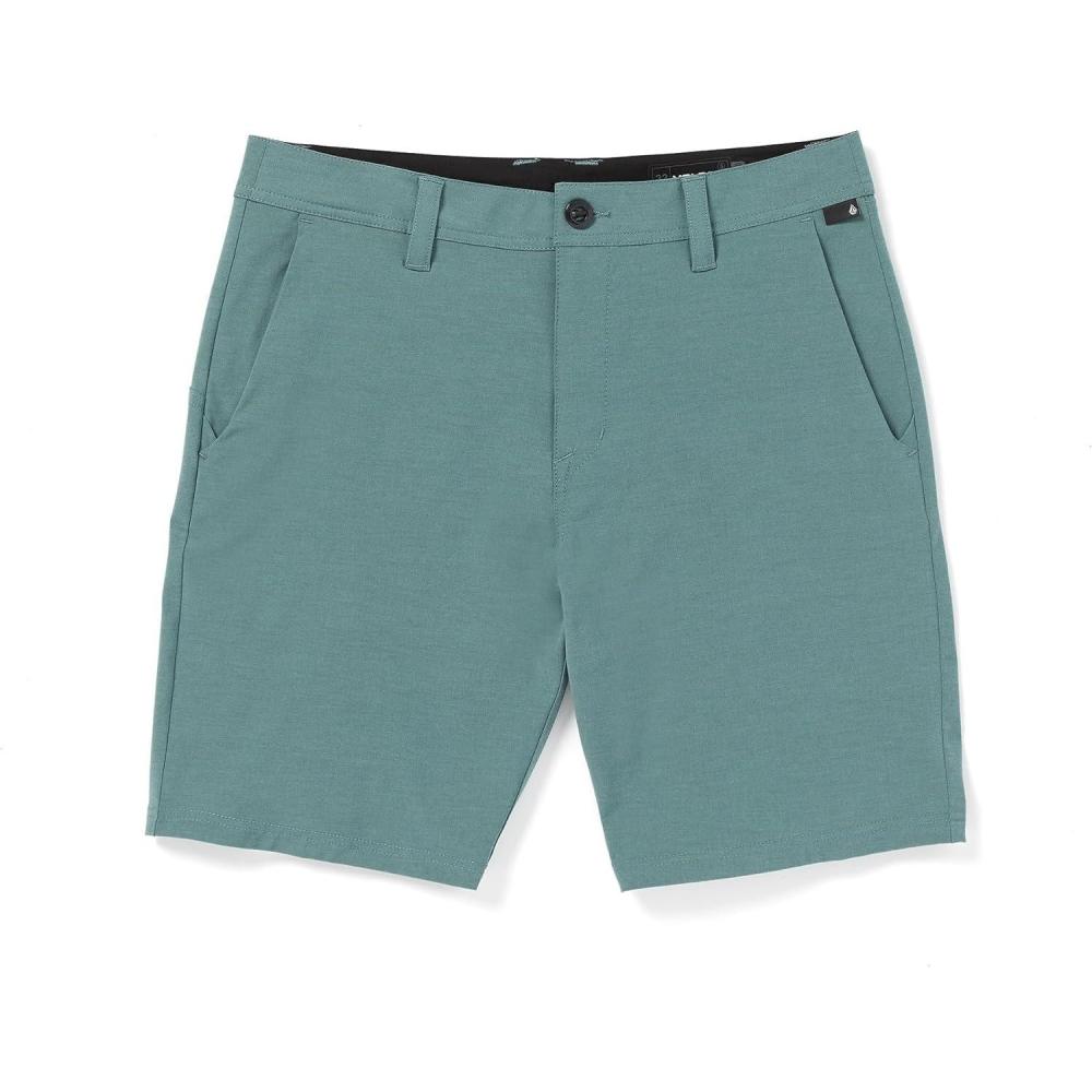 image:imageVolcom Mens Regular Frickin Cross Shred 20 Hybrid Water Repellent ShortService Blue