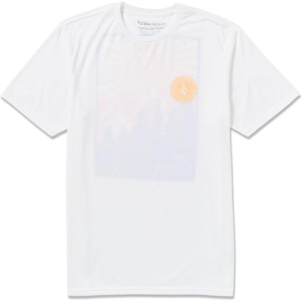 image:imageVolcom Mens Stone Tech Short Sleeve Quick Drying TeeWhite Get Out