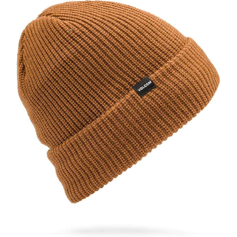 image:imageVolcom Mens Sweep Skull Fit Snow BeanieCaramel S5