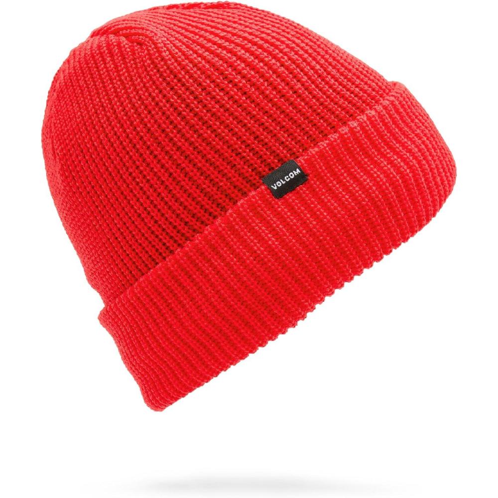 image:imageVolcom Mens Sweep Skull Fit Snow BeanieCrimson S5