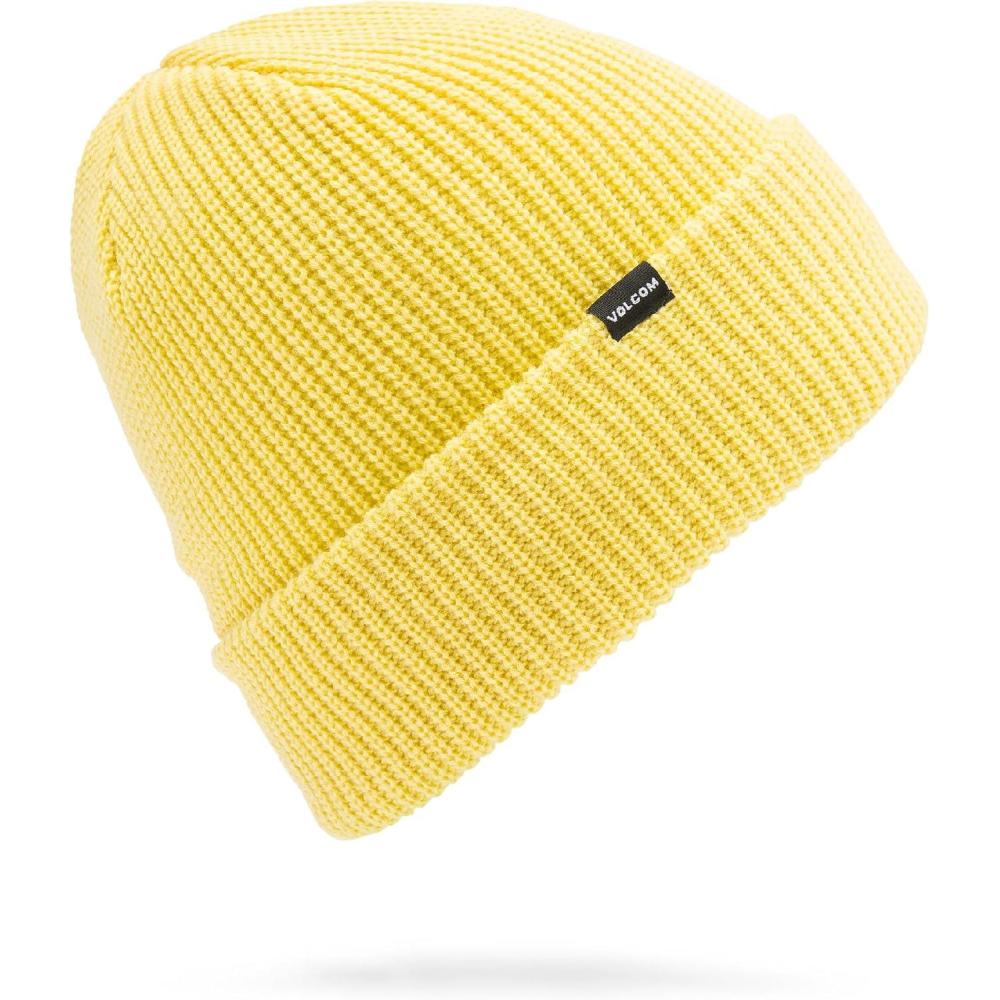 image:imageVolcom Mens Sweep Skull Fit Snow BeanieDark Yellow S5