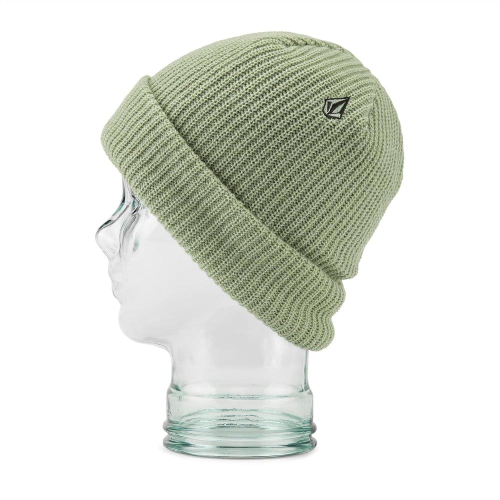 image:imageVolcom Mens Sweep Skull Fit Snow BeanieLight Military S4