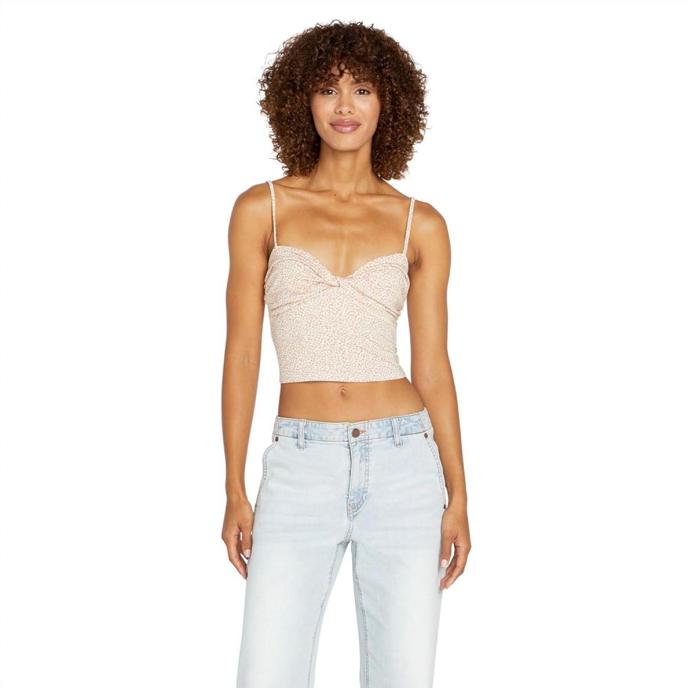 image:imageVolcom Womens 2 Dot to Handle Cami TopMushroom
