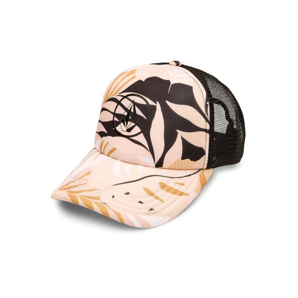 image:imageVolcom Womens Into Paradise Trucker Foam Snapback HatWild Ginger