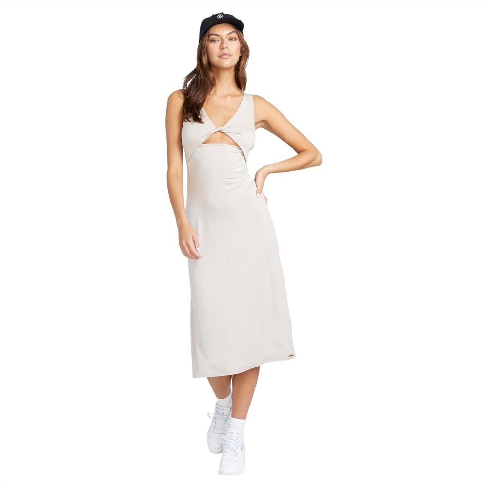 image:imageVolcom Womens Stone Luv Midi DressMushroom