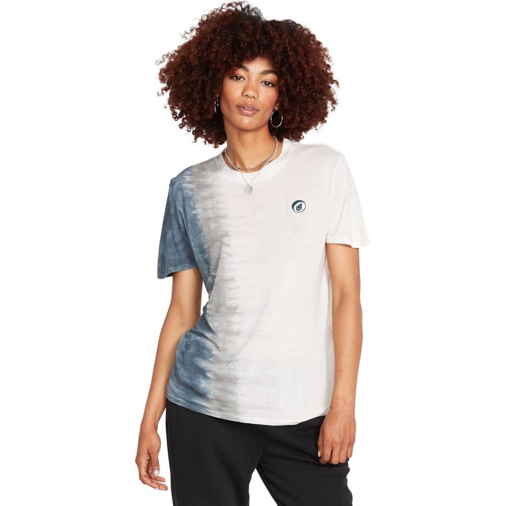 image:imageVolcom Womens Tern N Bern Short Sleeve Boyfriend TeeAsh