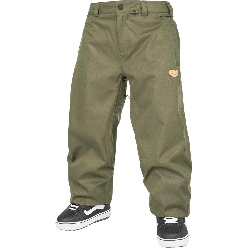 image:imageVolcom mens Arthur Longo 20k Baggy Fit Snowboard Ski PantIvy
