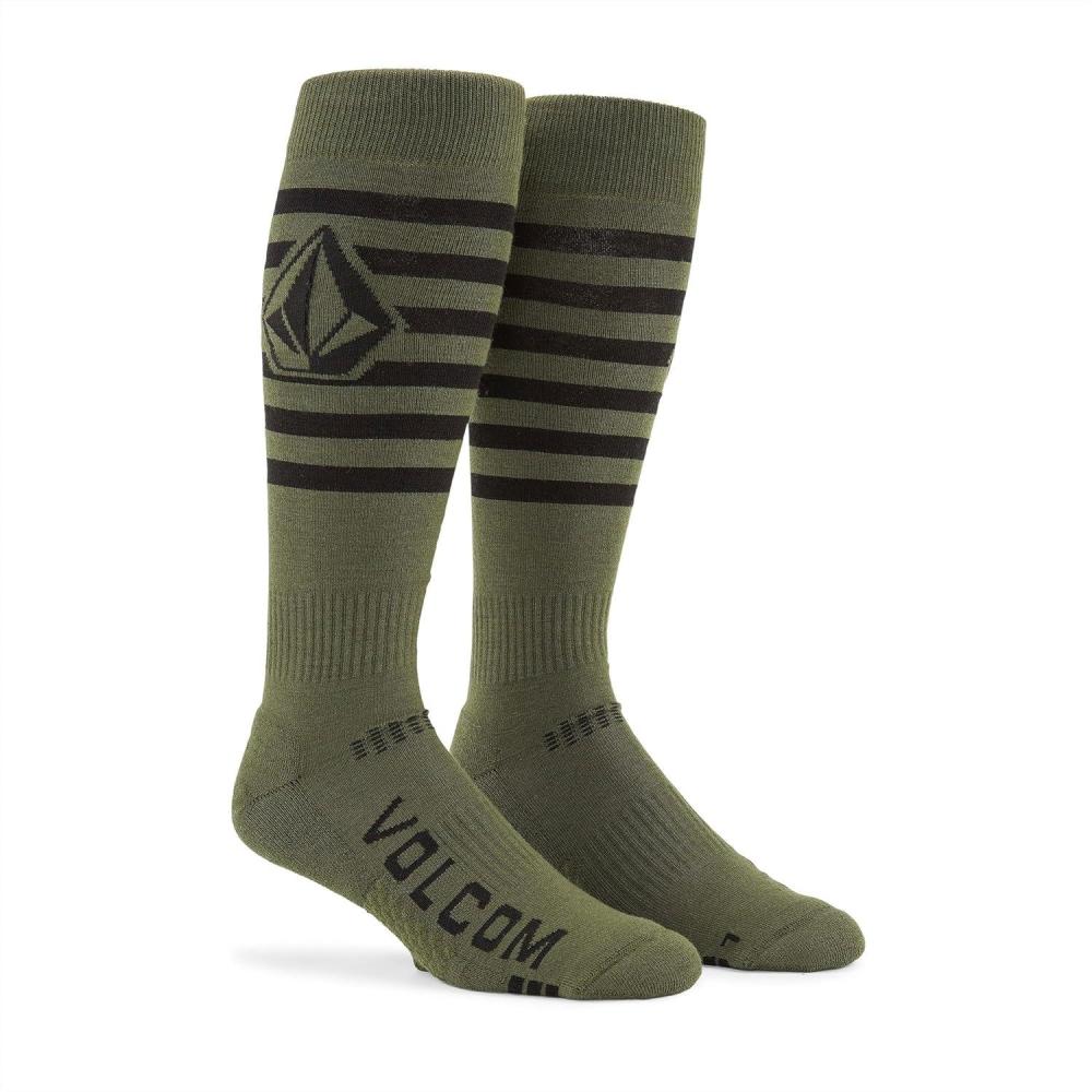image:imageVolcom mens Kootney Lightweight Snowboard Ski SockMilitary S4