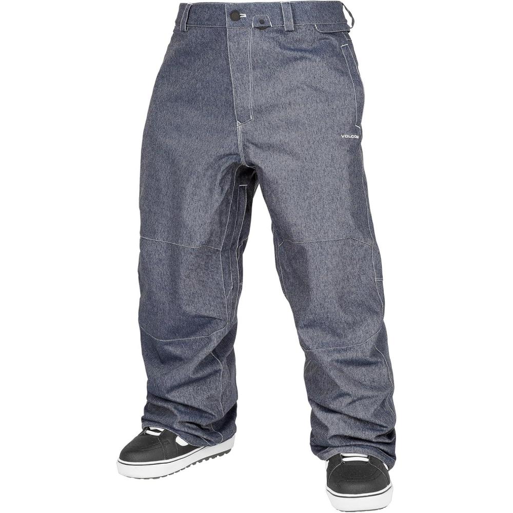 image:imageVolcom mens Snow Billow Baggy Fit Snowboard Ski PantDark Denim