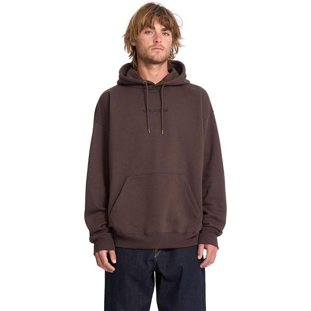 image:imageVolcom mens Stone Pullover Fleece Hooded Sweatshirt  Soft Brushed Interior Classic FitCacao